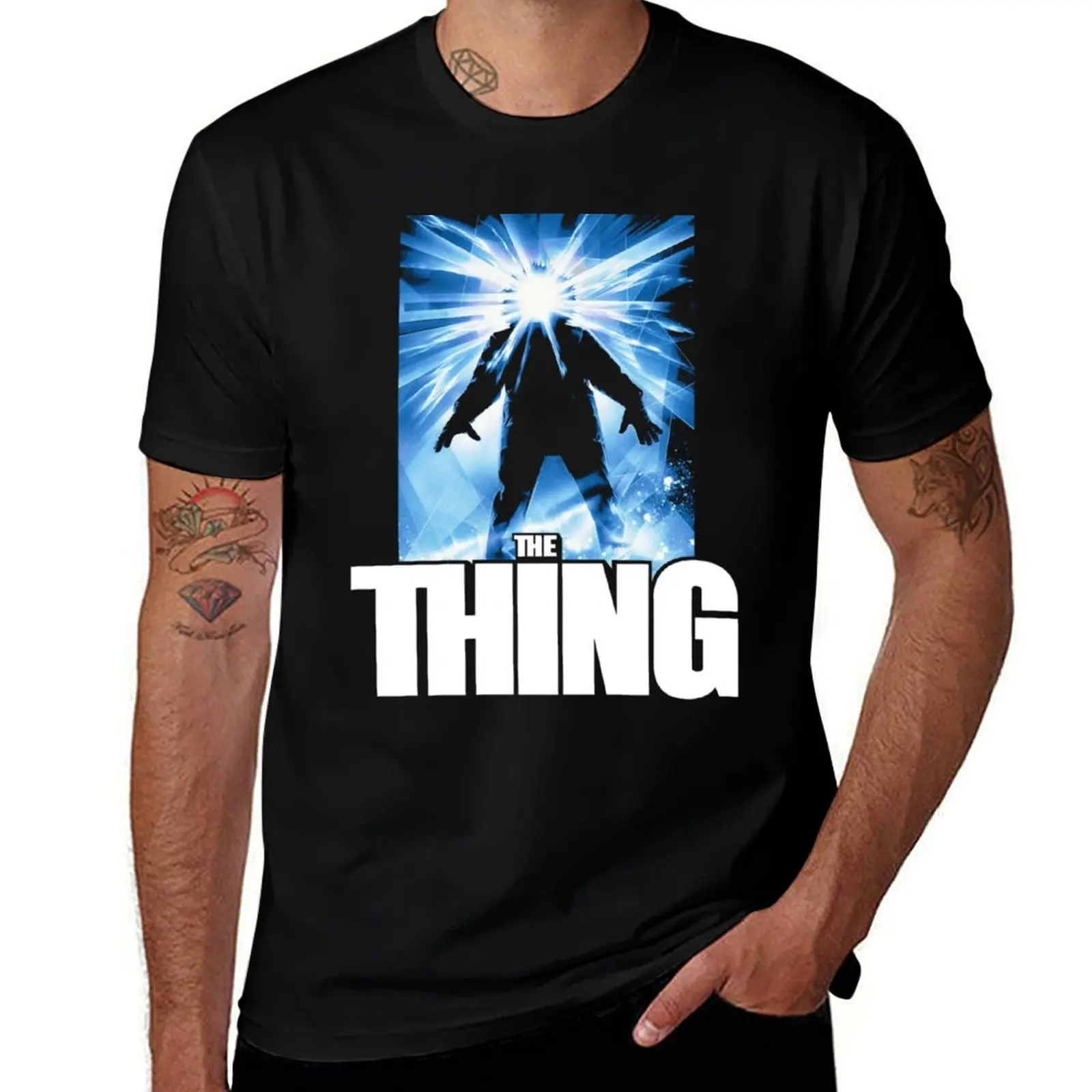 

Vintage John Carpenter The Thing T-Shirt gifts for boyfriend T-shirts oversize Anime t-shirt T-shirt men