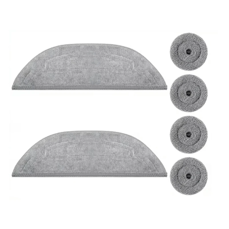 ABNO-Mop Pads Refills For Roborock S8 Maxv Ultra/ G20S Robot Vacuum Dual Sonic Vibrations Modules Edge Mop Pads