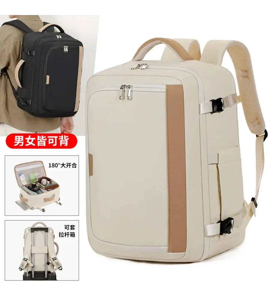 

Versatile carryall with a soft neutral finish ideal for both work trips and casual weekend excursions