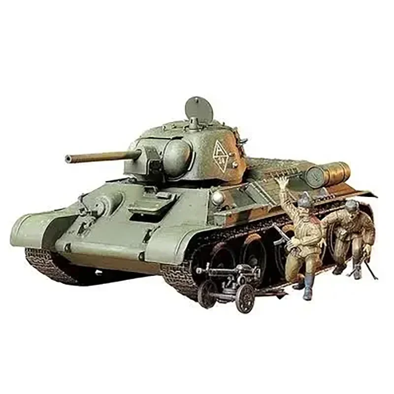 TAMIYA 35149 DIY Tank Model Assembly Kit - 1:35 Scale Russian T34/76 1943 Plastic Building Hobby Kit