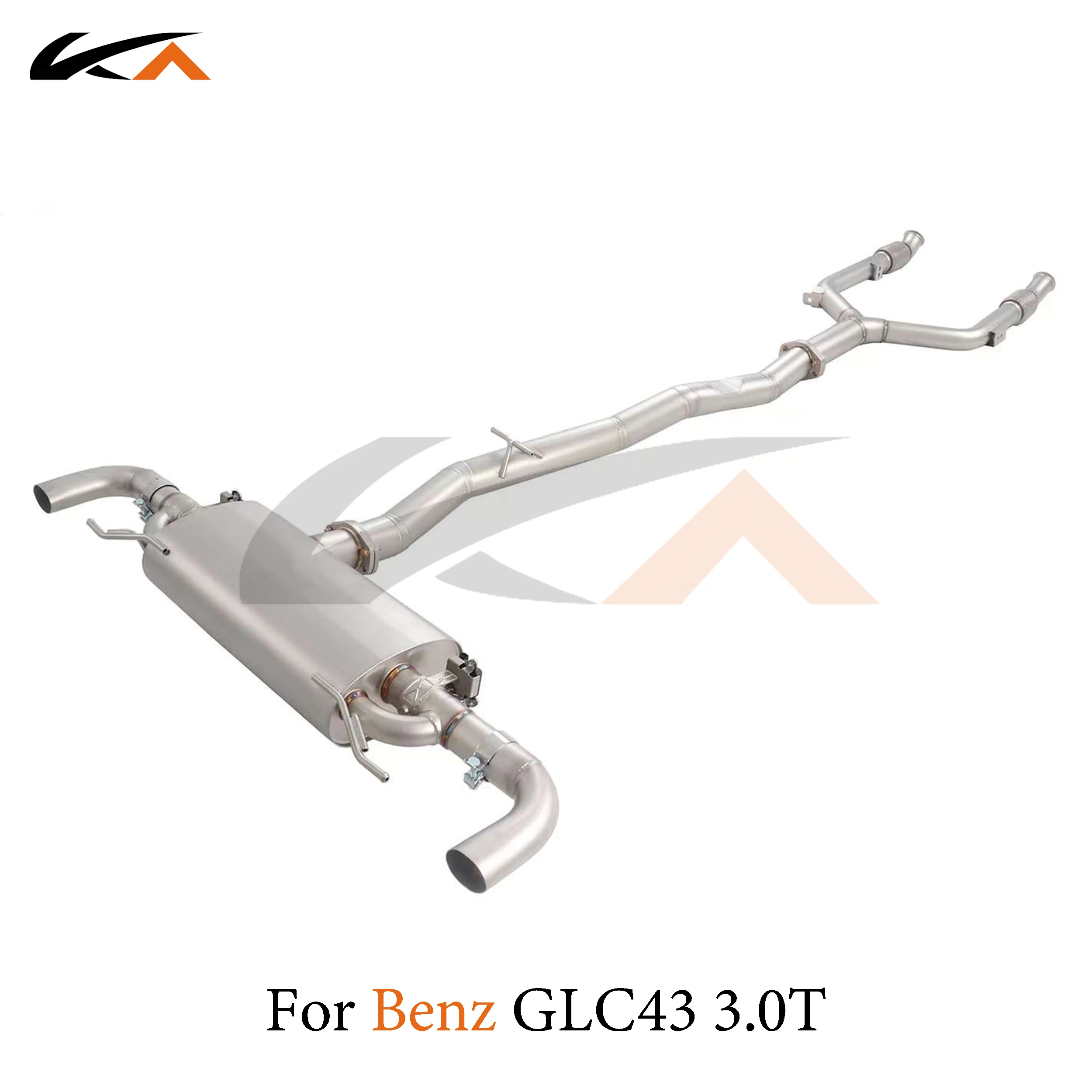 

KA Tuning exhaust system stainless catback for Mercedes-Benz GLC43 3.0T rear section performance muffler valve