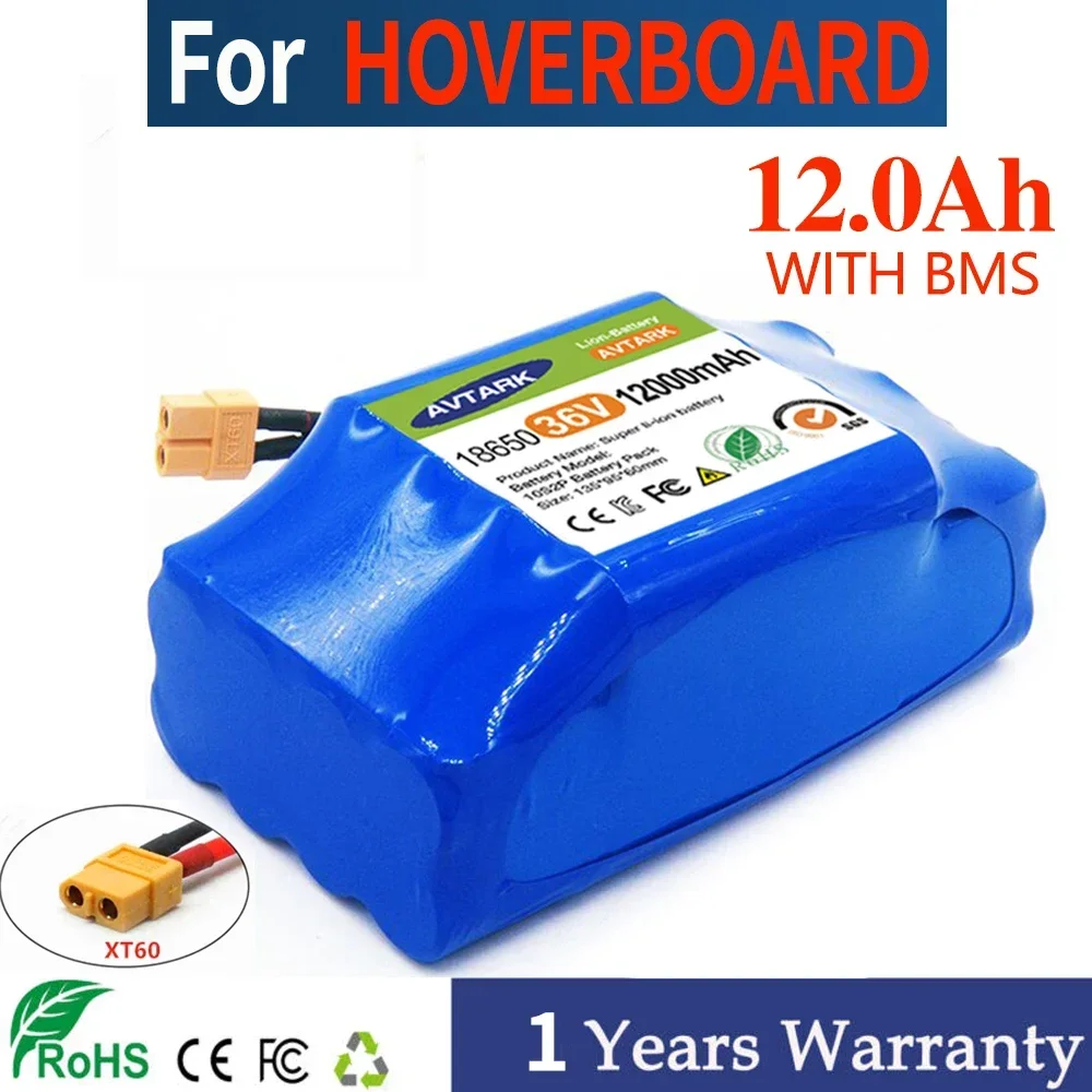 

Unleash Performance and Endurance with Our 36V 12A Hoverboard Battery Pack - Super-efficient and Long-lasting!