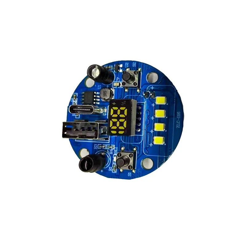 For Fishing Light Four Light Source Driver Circuit Board Without Plastic Parts Accessories 5V/1A