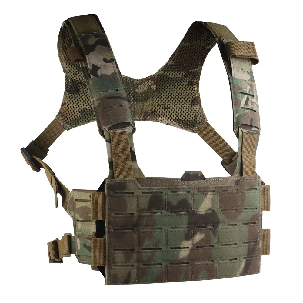 Taktische Brusttasche mit Modularem, Skalierbarem MOLLE-Frontpanel, Atmungsaktive HX-Weste für Outdoor-Jagd und Airsoft – Detail 25