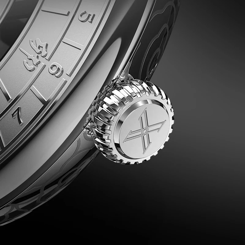 BEXEI Ancient Chinese Sundial Theme Automatic Movement The Twelve Earthly Branches Man watch sapphire Crystal 9229