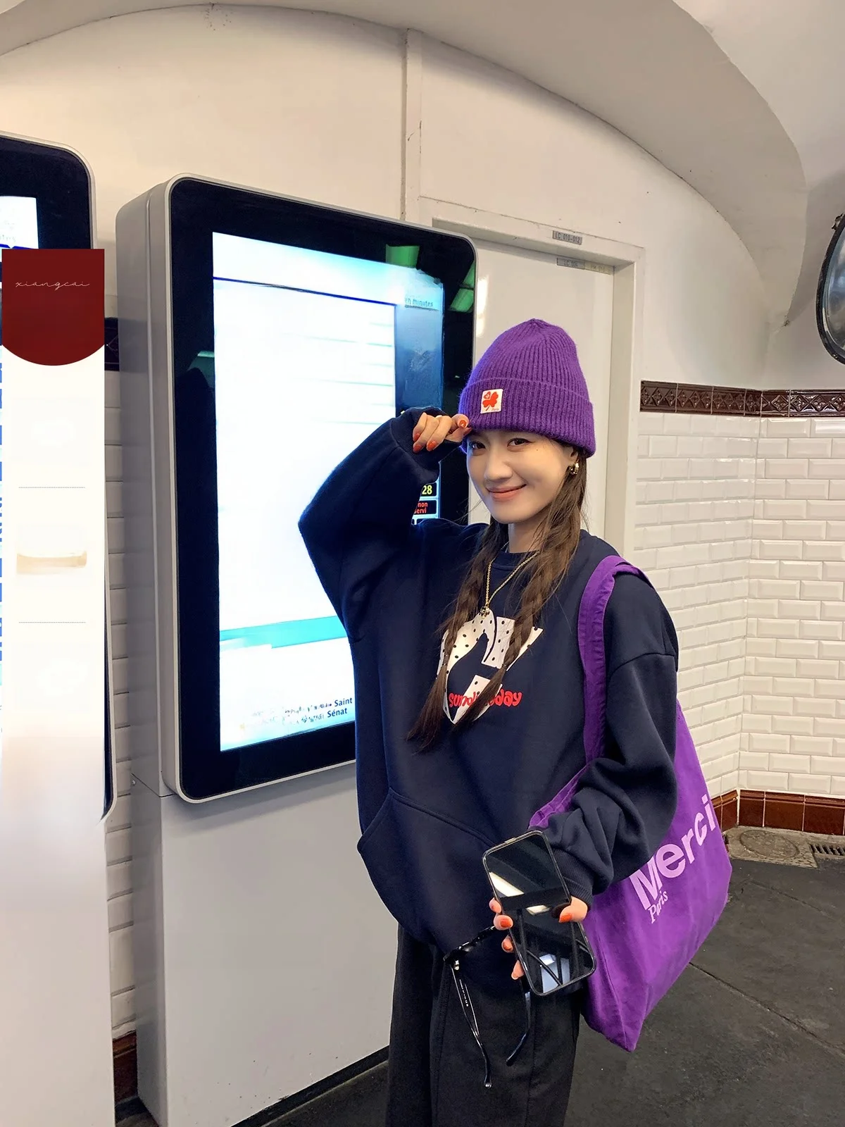 

Женская теплая толстовка оверсайз с круглым вырезом, на флисовой подкладке, с принтом, осенне-зимняя, модная, удобная, из смесового хлопка и полиэстера