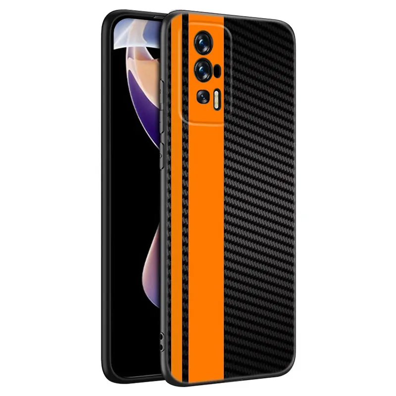 Car Carbon Fibre Line Black Phone Case For Xiaomi Redmi 7A 8A 9A 10A 11A 9C 10C 12C 13C 11 Prime A1 A2 Plus 12 4G Note 9T 12R