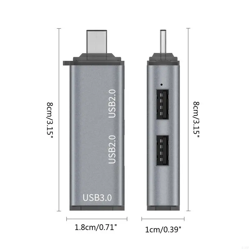 E1PF USB 3.0ハブ5GBPS高速3ポートスプリッター同時にU-Diskハードドライブプリンターキーボードに3 USBデバイス