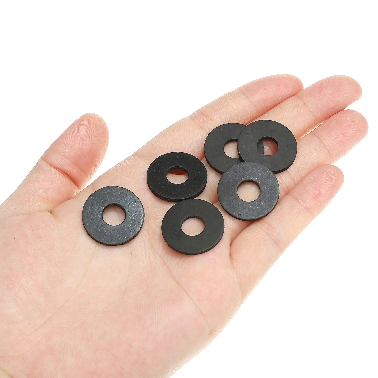 80/100pcs Black Plastic  Flat Washer Sealing Spacer Gasket Ring For Bolt M3 M4 M5 M6 M7 M8 M10 M12 M14 M16 M20 M24 M30 M31