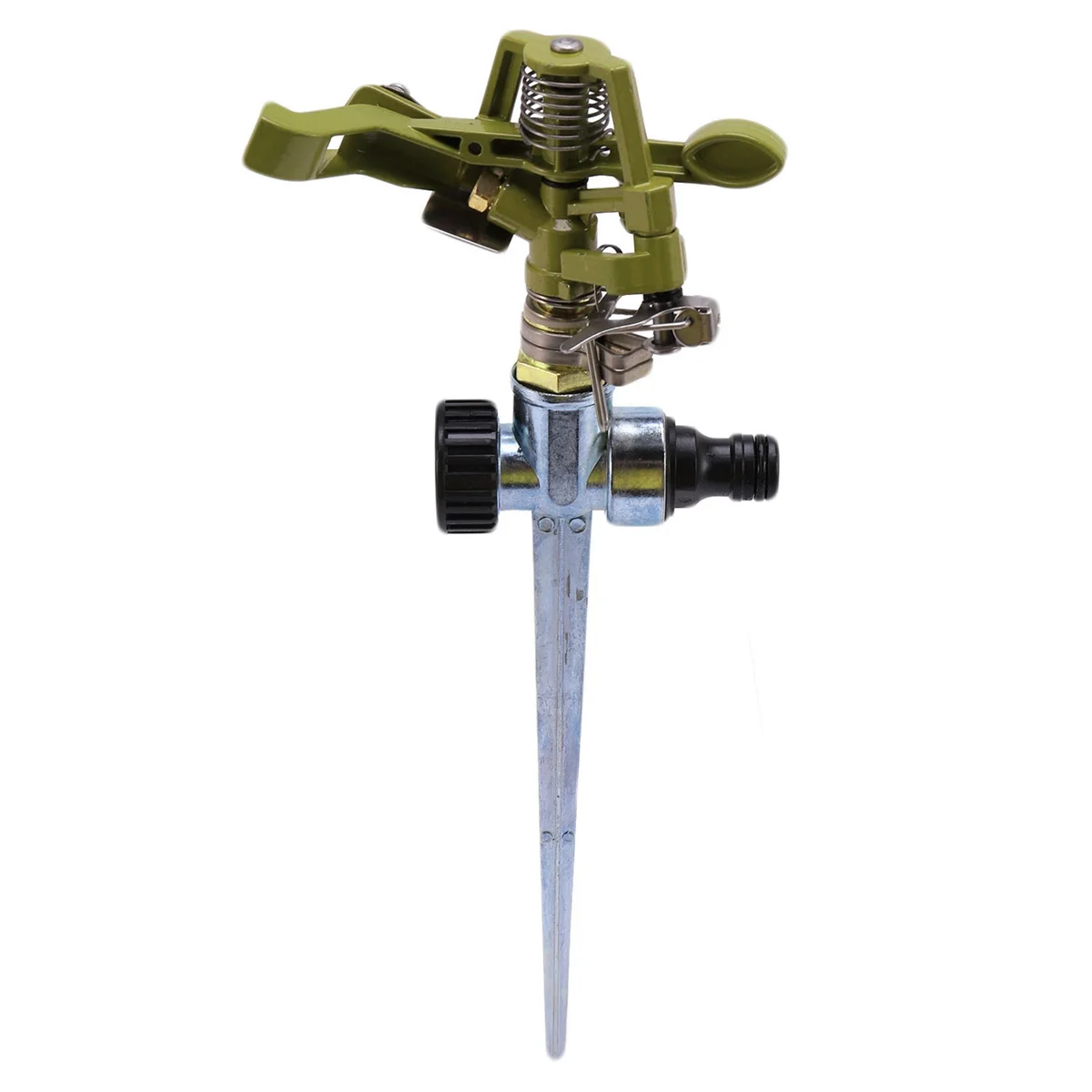 Arroseur de tuyau d'arrosage à pointes d'impulsion en métal, pulvérisateur d'irrigation à distance, résistant à 360, adapté pour la pelouse, le jardin, la cour, le golf, l'enge