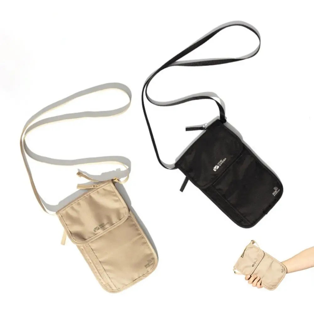 

RFID Protection Travel Document Bag Luxury Design Multifunctional Single Shoulder Bag Versatile Anti-theft Passport Holder