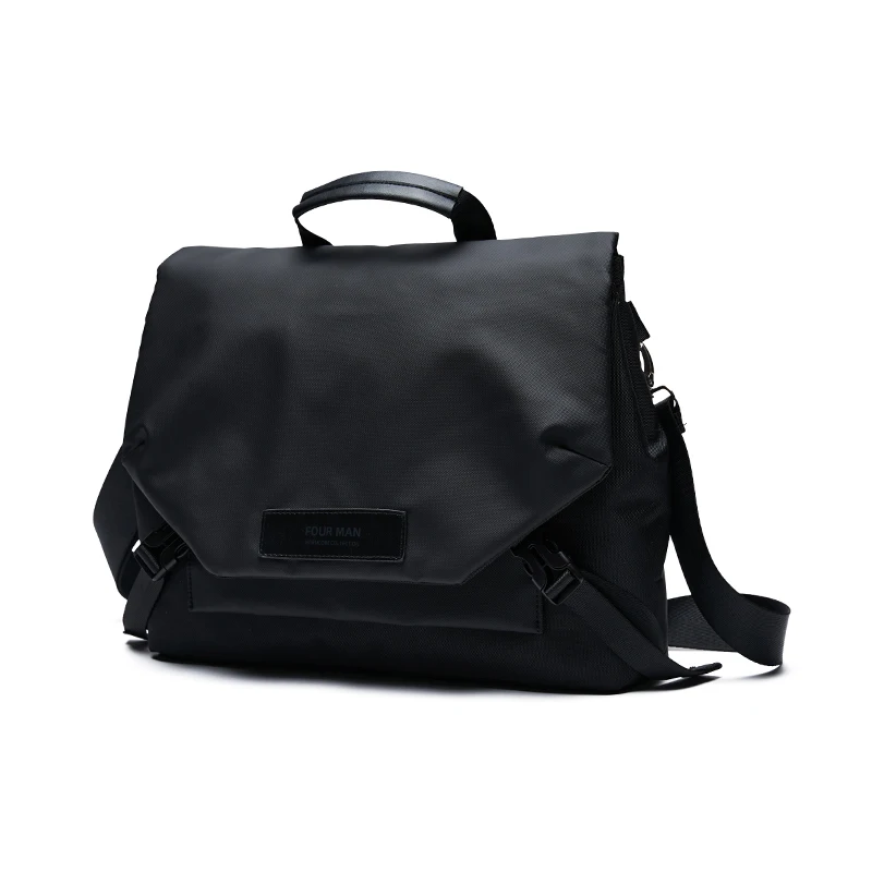 Bolsa mensageiro impermeável para homens, estojo multifuncional para laptop, bolsa tiracolo casual, grande capacidade