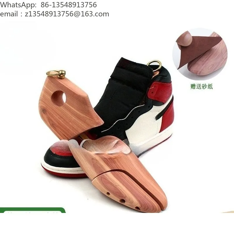 Cedar Wood Adjustable Shoe Tree for Boots, Shoe Shaper Stretcher, Shape Retain Anti Wrinkle Deodorization