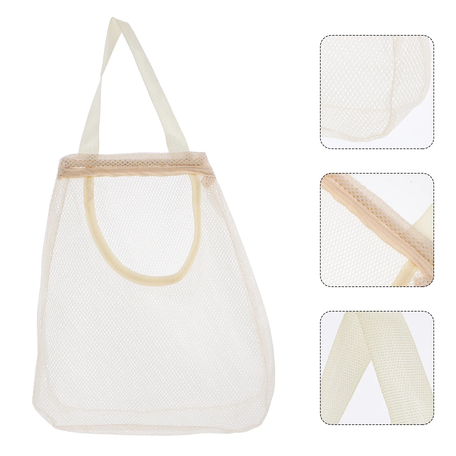 

Breathable Wallmounted Mesh Bag for Garlic Ginger Onions Spacesaving Hanging Storage Food Bags Reusable Kitchen Decor