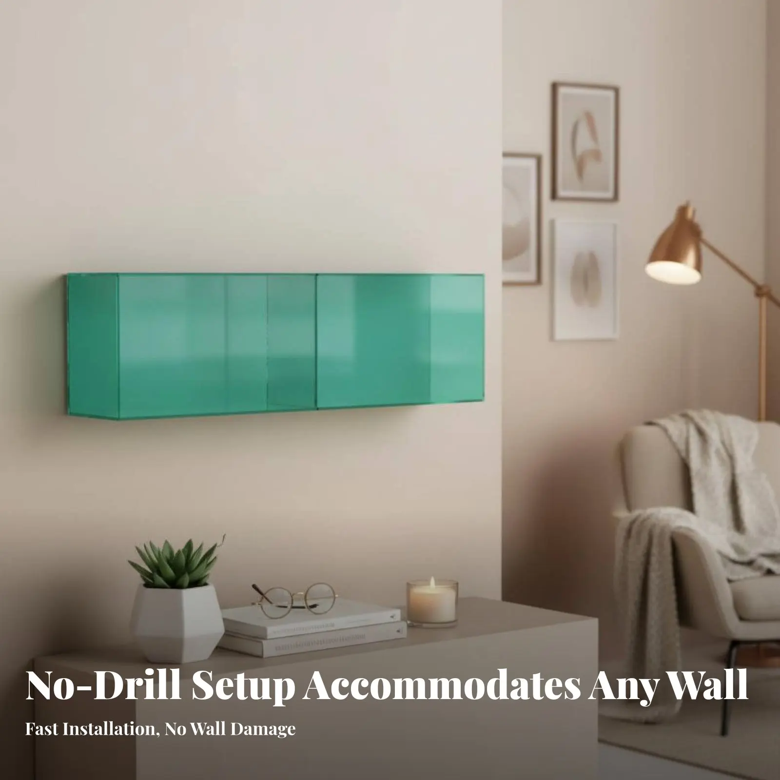 

Прозрачная акриловая полка для книг с бесплатной установкой, прочная конструкция, водонепроницаемая, для ванной комнаты