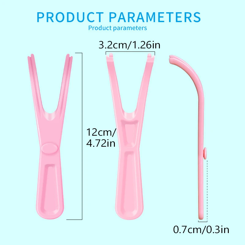 1/5Pcs Y Form Kunststoff Zahnseide Rack Wiederverwendbare Pick Halter Zähne Sauber Pflege Werkzeug Ohne Zahnseide Mundhygiene zahnstocher