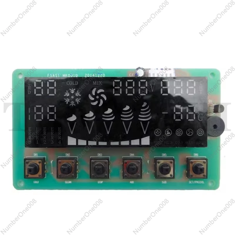 

Ice Cream Machine Control Board with Digital Display Rotational Speed Type Motherboard for Commercial Soft Serve