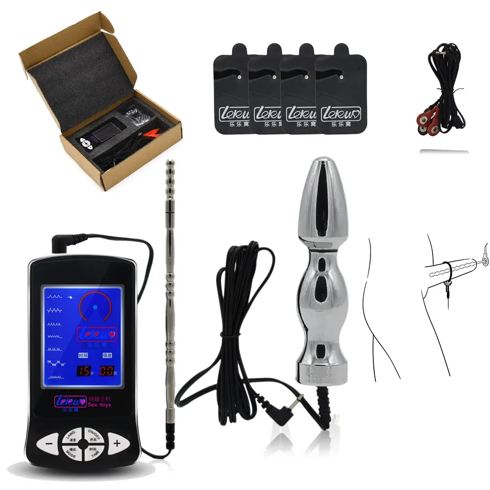 G Spot Stimulator Electric Shock Butt Plug Anal Plug Anal Dilator Vagina Stimulator Sex Toys For Men And Women Masturbator