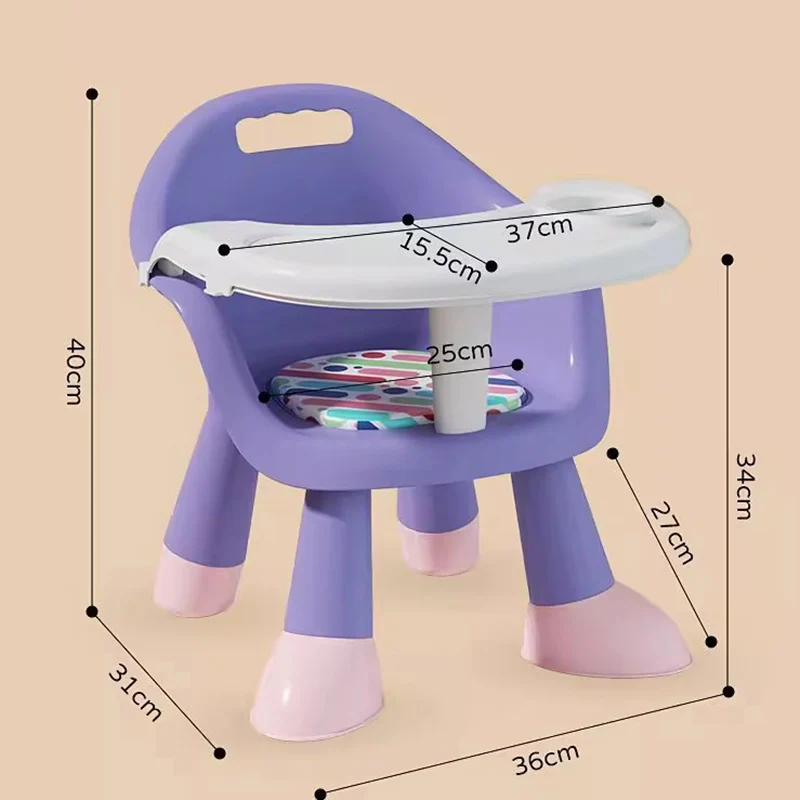 منصة تغذية بلاستيكية للأطفال ، كرسي منخفض للأطفال ، كراسي للمطبخ ، تصميم الطعام ، أثاث غرف النوم