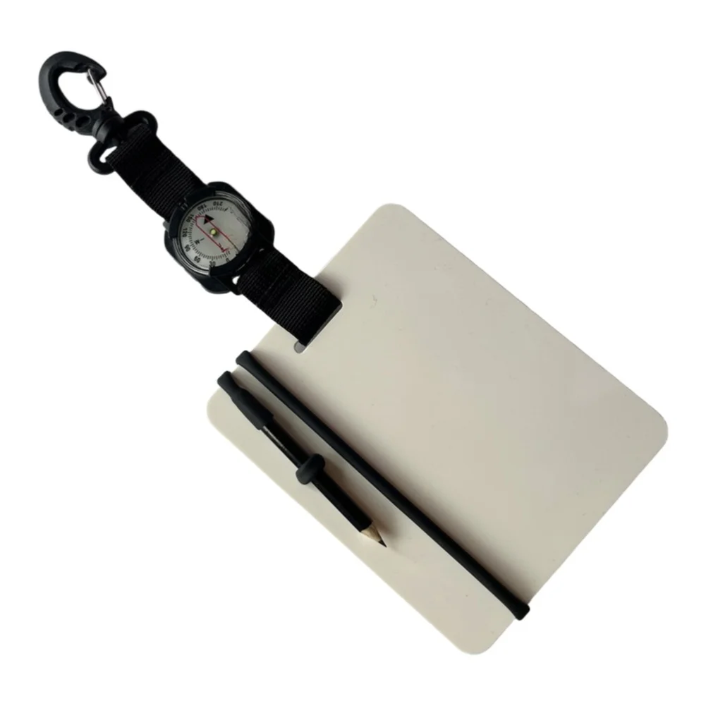 Reusable Dive Tablet Underwater Writing Board 360 Degree Rotating Clip Stainless Steel Clip For Deep Sea Diving