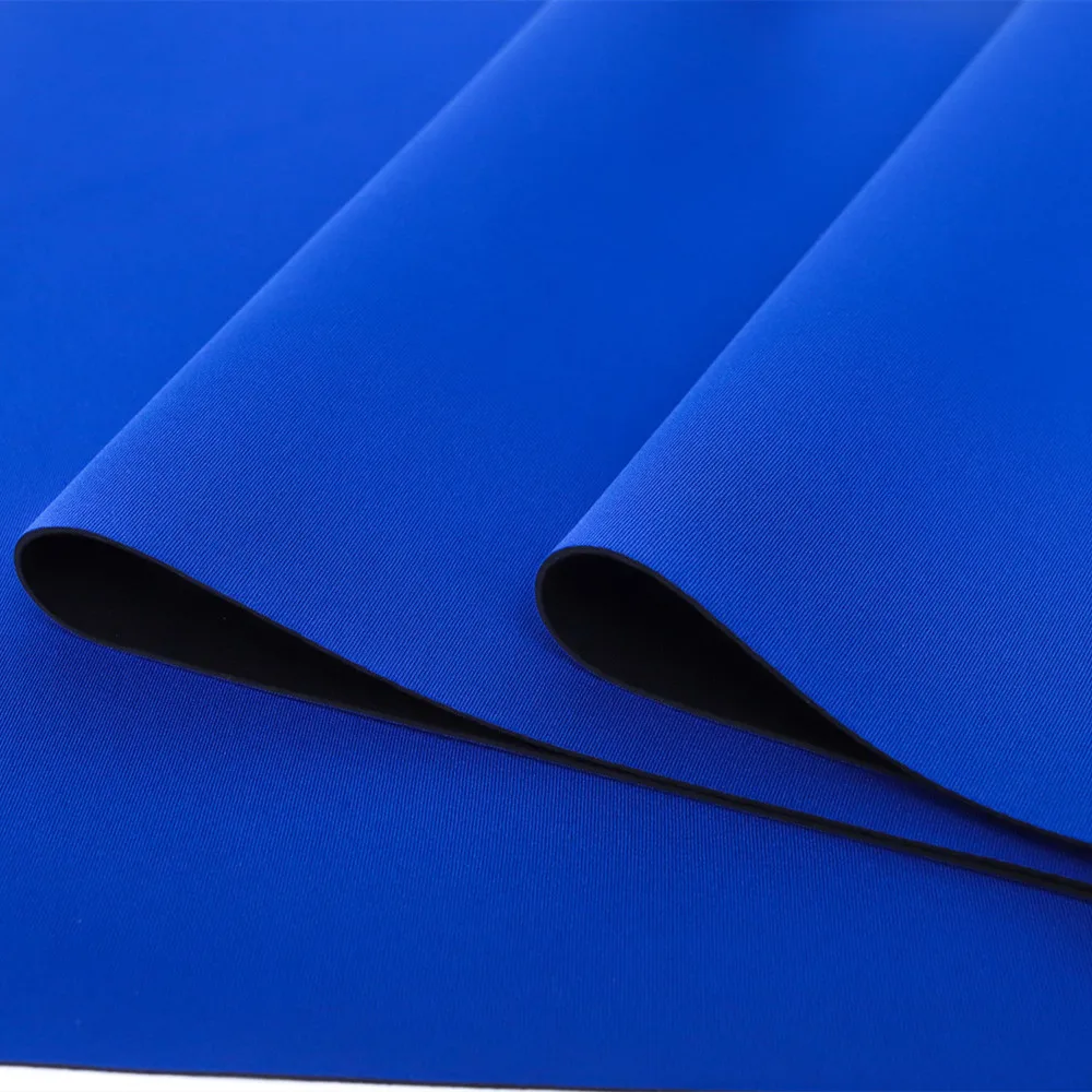 Neoprenowa torba podróżna z torba na laptopa z tkaniny do szycia 2mm Royal Blue Stretch inne zwykłe dzianinowe rozciągliwy poliester trykoty