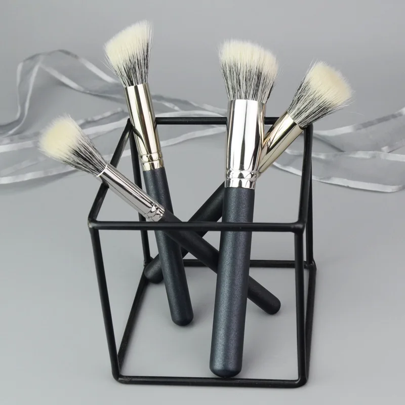 1 piece Angled Stippling Makeup brush Blush Make up brushes Powder Contour Goat hair Blending Multi Function cosmetic tools