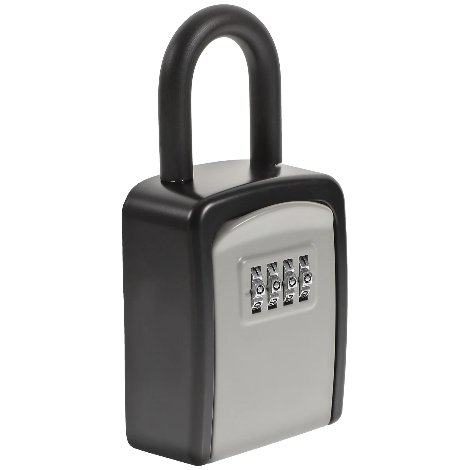 

Portable Key Lock Box ABS Steel Wall Mounted Resettable 4-Digit Code Waterproof Security Lock Safe Key Safe Box