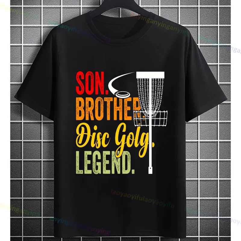 Lustiges „Why I Lose At Disc Golf“-Grafik-T-Shirt im Humor-Stil, 100 % Baumwolle, kurzärmelig, lässiges Sport-T-Shirt für Outdoor-Sportbekleidung