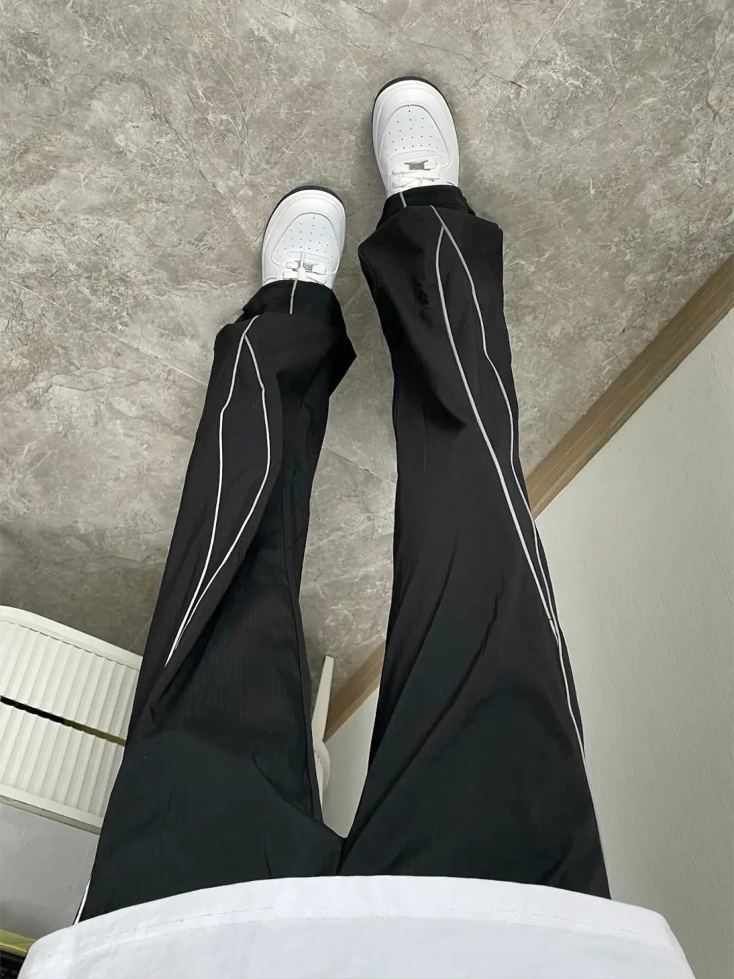 

Men's Quick Dry Sports Pants American Functional Pants Summer Casual Straight Leg Pants Windproof Water Repellent Diago...