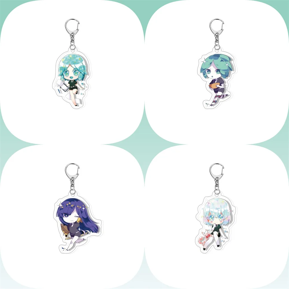

Anime Houseki no Kuni 6CM Acrylic Keychain Model Cosplay Characters Ornament Accessories Christmas Collection Gifts