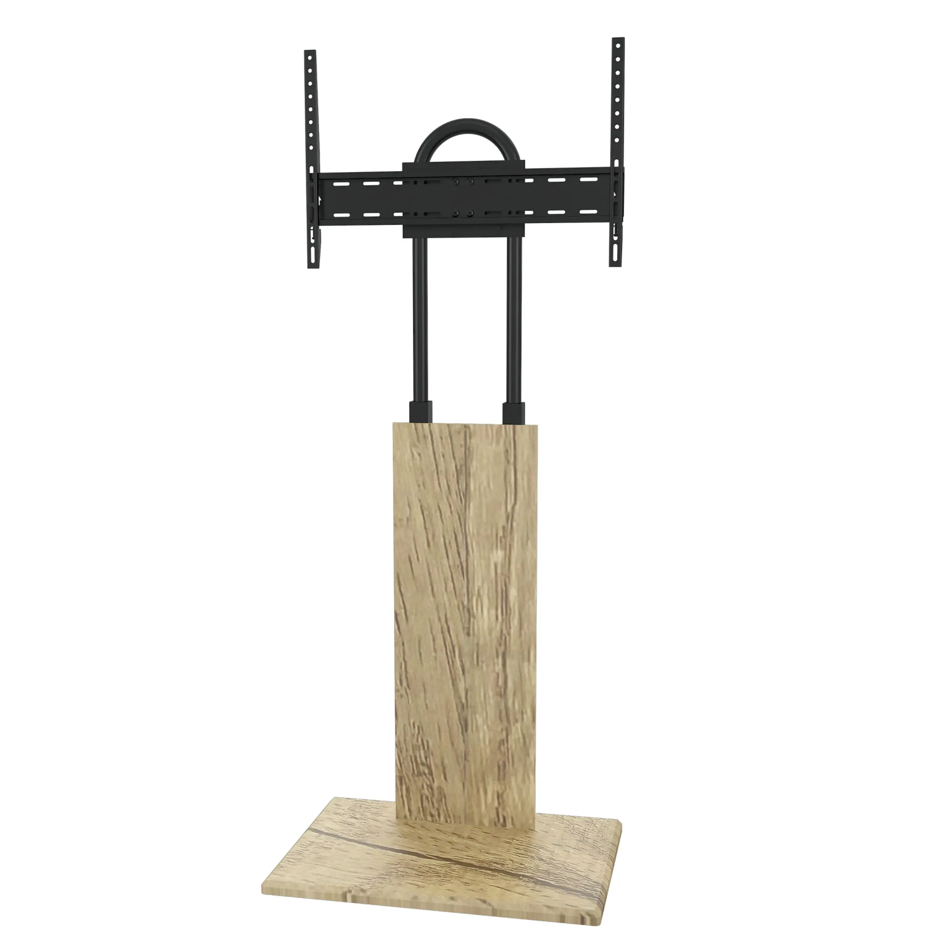 

Wooden Floor TV Stand Swivel Free Standing for 32"-65" TV