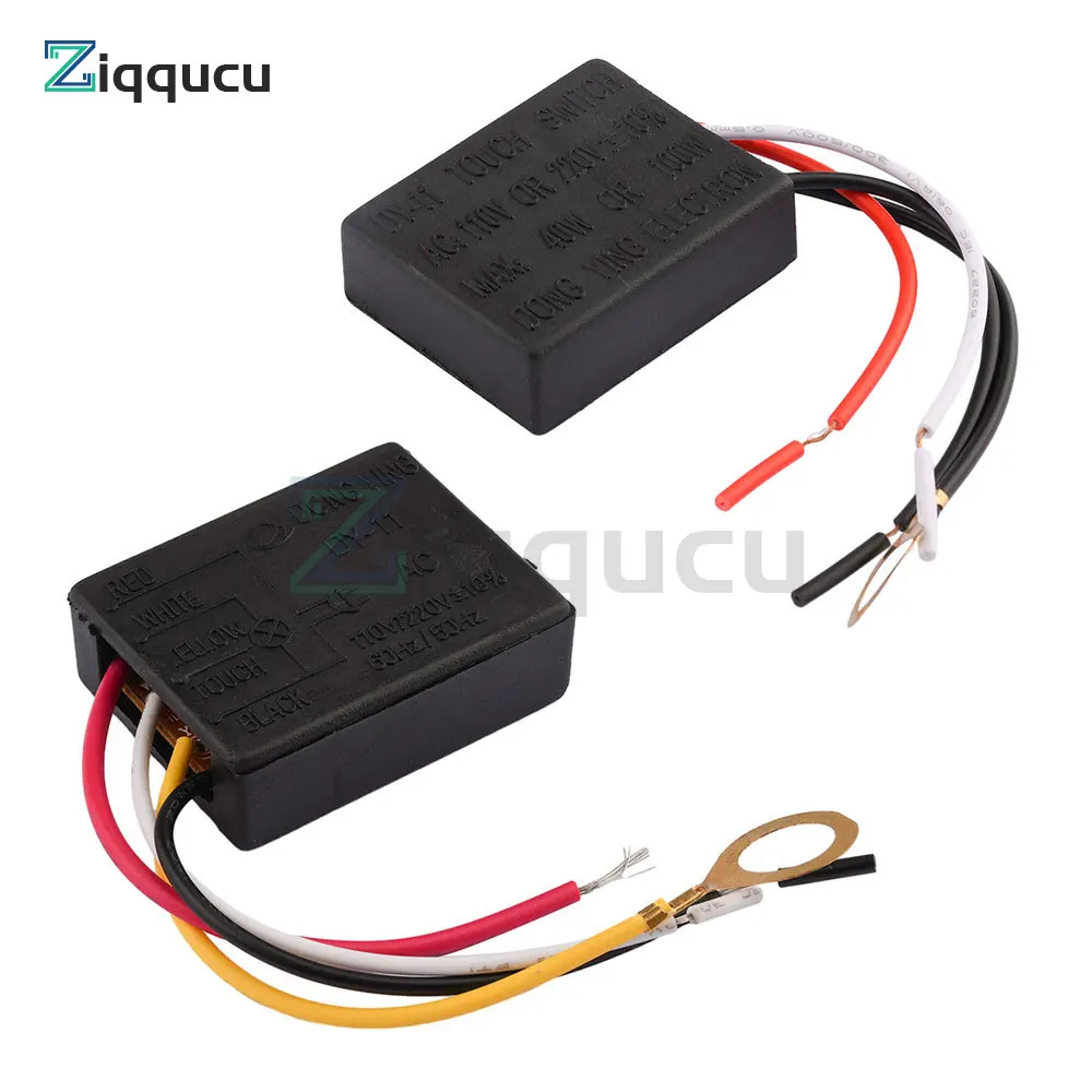 Touch Dimmer Switch 3 Way Touch Control Modules Replacement Sensor with 3 Levels Dimming Fit Dimmable LED Incandescent