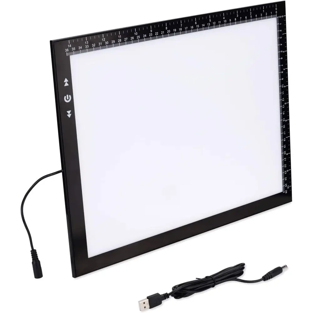 

Artistic Tracing Light Box with USB Power, Dimmer and Lock for Sketching, Animation, and Artwork