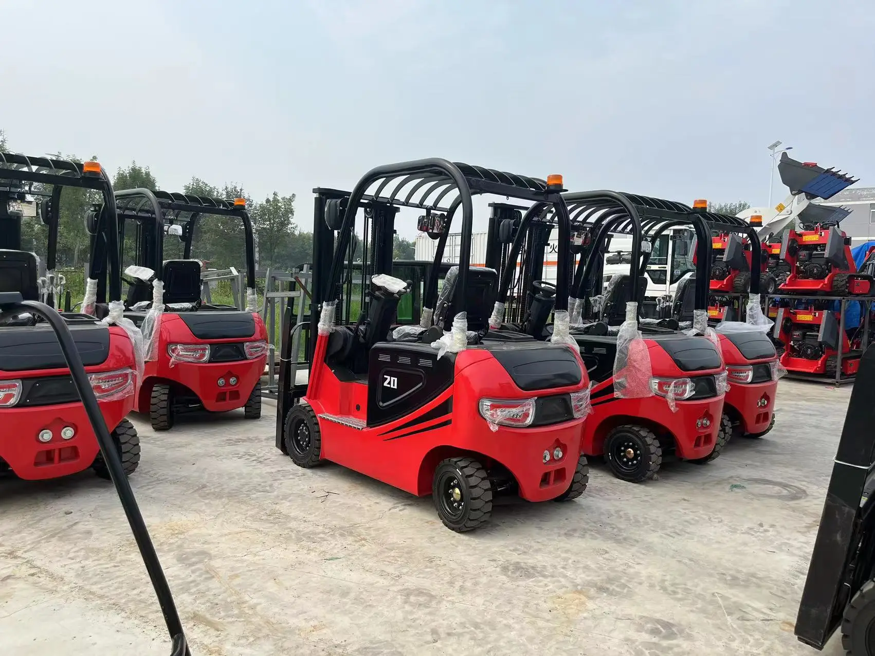 Merek kualitas tinggi 1,5ton 2,5 ton 3ton 3,5 ton Forklift listrik 48/80V simeshifter