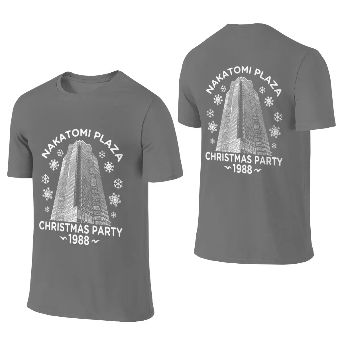 Nakatomi Christmas PartyDaily Reversible T-shirt Fresh And Versatile No Curling Men's T-shirts