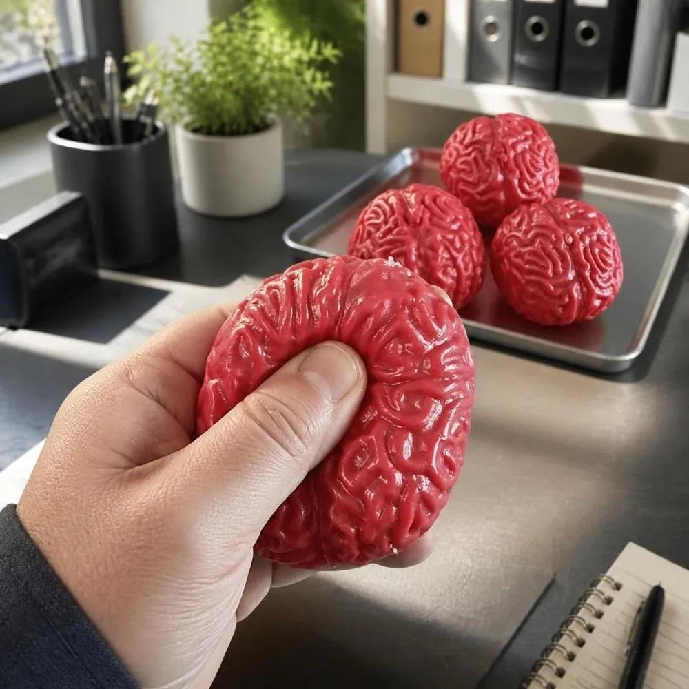 Plasticity Fake Poop Squeeze Super Soft Anxiety Relief Brain Squishy Comfortable Funny Prank Home Decoration