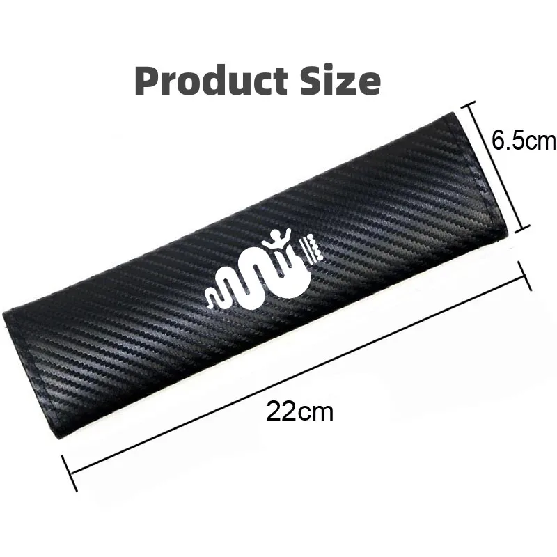 ألياف الكربون حزام أمان السيارة غطاء الكتف حزام الأمان وسادة حماية ل ألفا روميو جوليتا جوليا 159 147 156 ستيلفيو GT ميتو #2