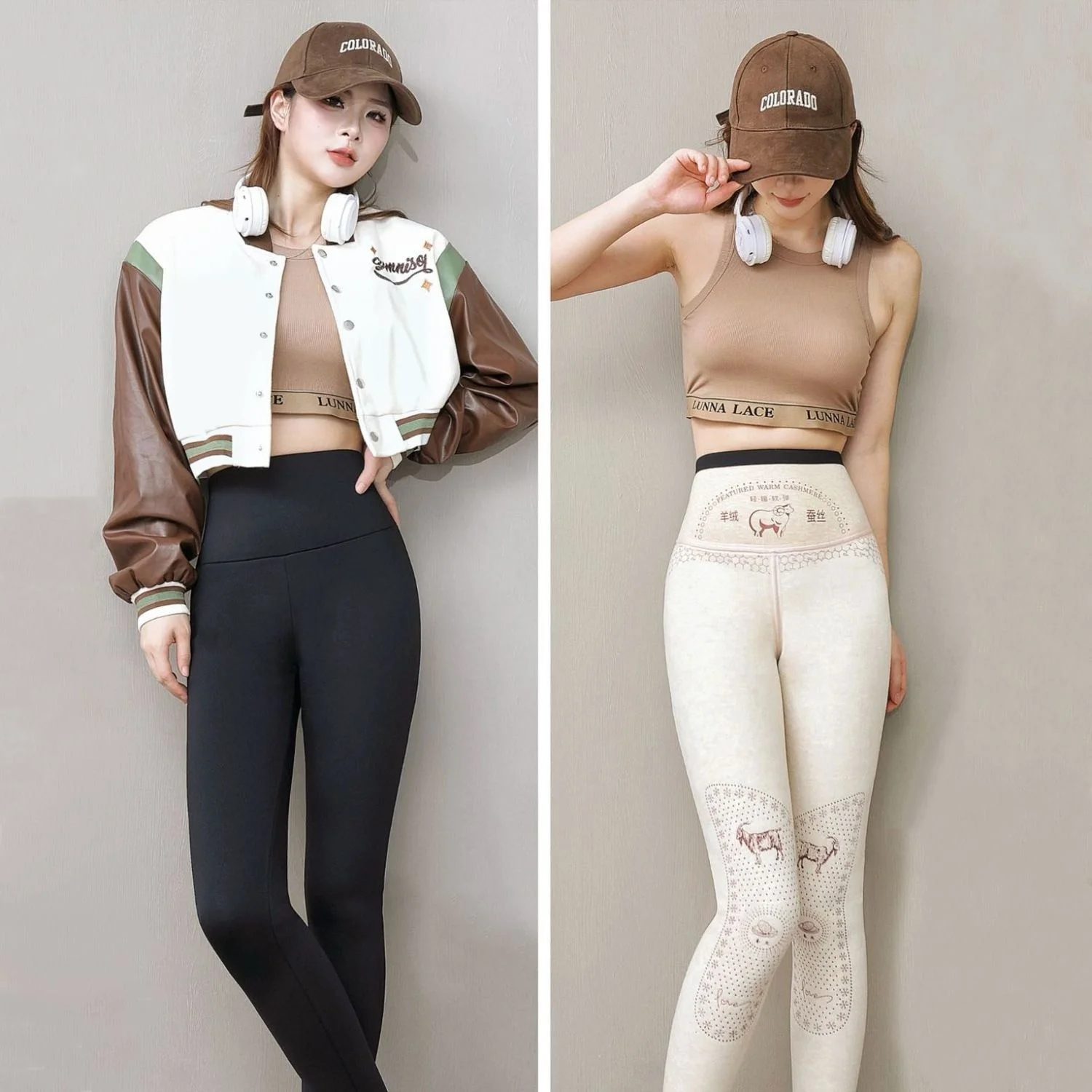 

Yoga Pants Extra Length Women Basic Bottoming Feel Pilates Bandage Beach Holiday Brushed Versatile Gothic Irregular Hollowed Ins