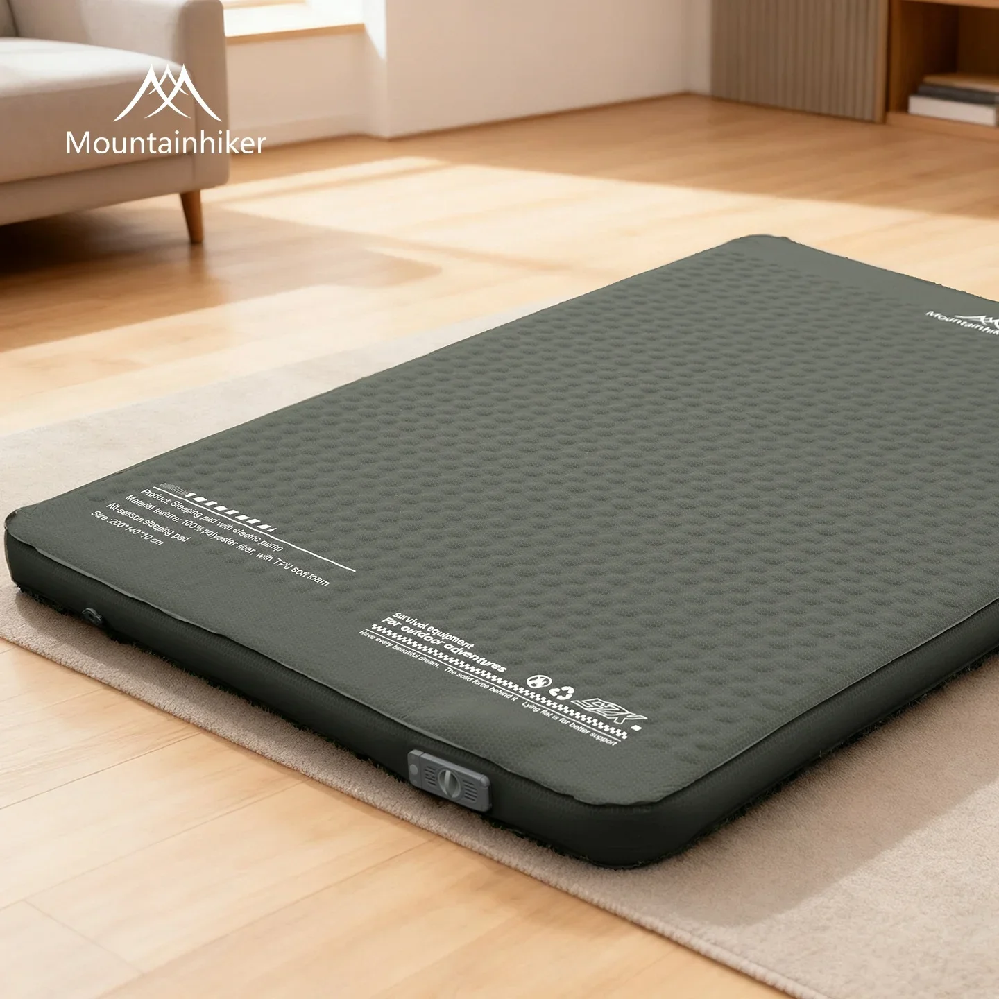 New Thickened Sponge Pad,Portable Outdoor Mattress,with Integrated Air Pump for Inflation and Deflation,Self-inflating Mattress view 4