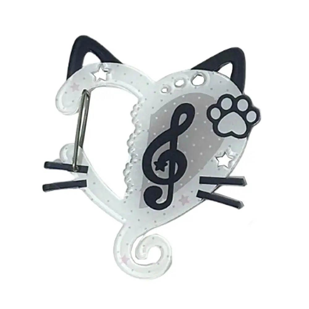 

Black White Music Notes Carabiner Backpack Pendant Handbook Decoration Gifts Keychain Bag Charms Hand Tent Ornaments Key Chain
