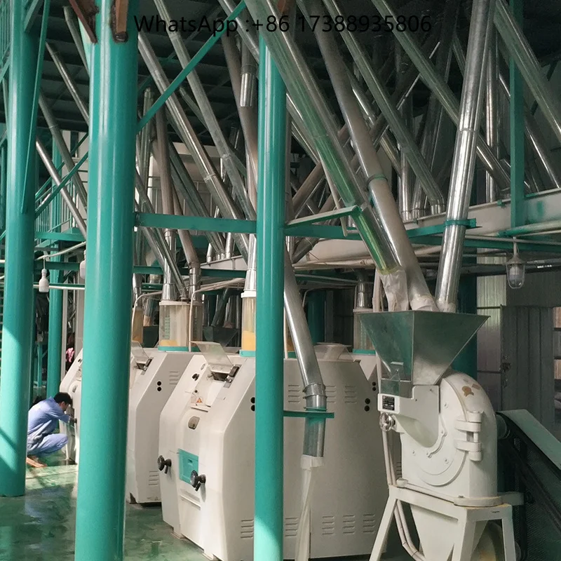 South America Market Precooked Corn Flaking Flour Machine in Venezuelan