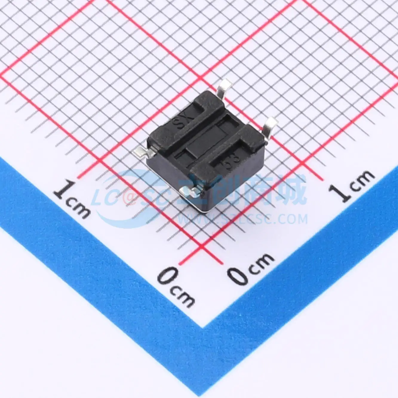 375pcs HX-6x6x7.3-TP FT square button SMD 6x6mm SPST 2.5N Tactile Push Button Switch