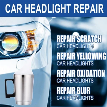 Heating atomizing cup car headlight polish repair tool headlight polish tool kit heating atomization cup electric heating cup