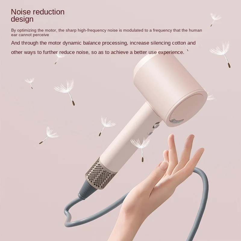 High-Speed Household Hair Dryer Intelligent Temperature Control Moisturizing Ionic Air Cylinder 11W High-Power for Dormitory Use