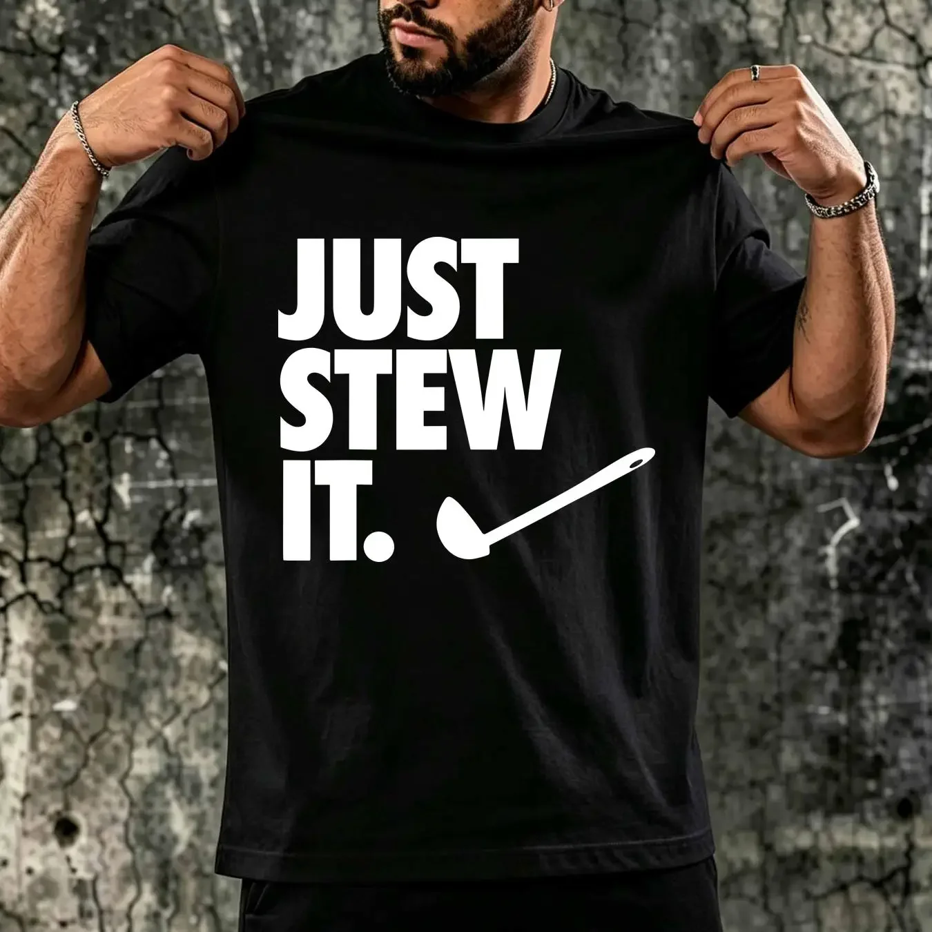 washed T Shirt NEW Limited Just Stew It Cooking USA S XXL long or short sleeves vintage Washed Versatile graphic Comfortable