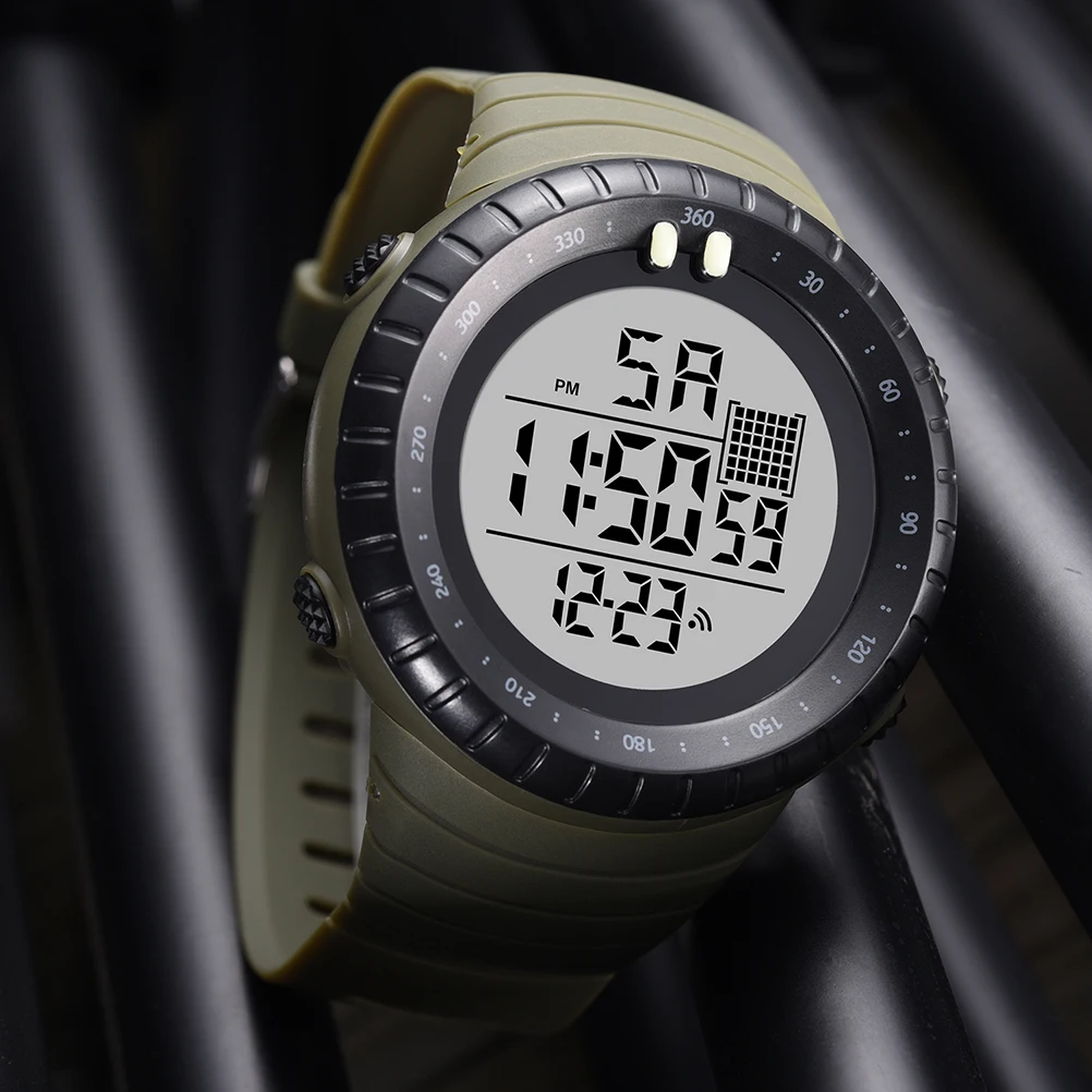 Waterproof Men Watch Electronic Wrist Timepiece for Man Boys Multi Purpose Night Luminous Durable Outdoor Sports Gift Student