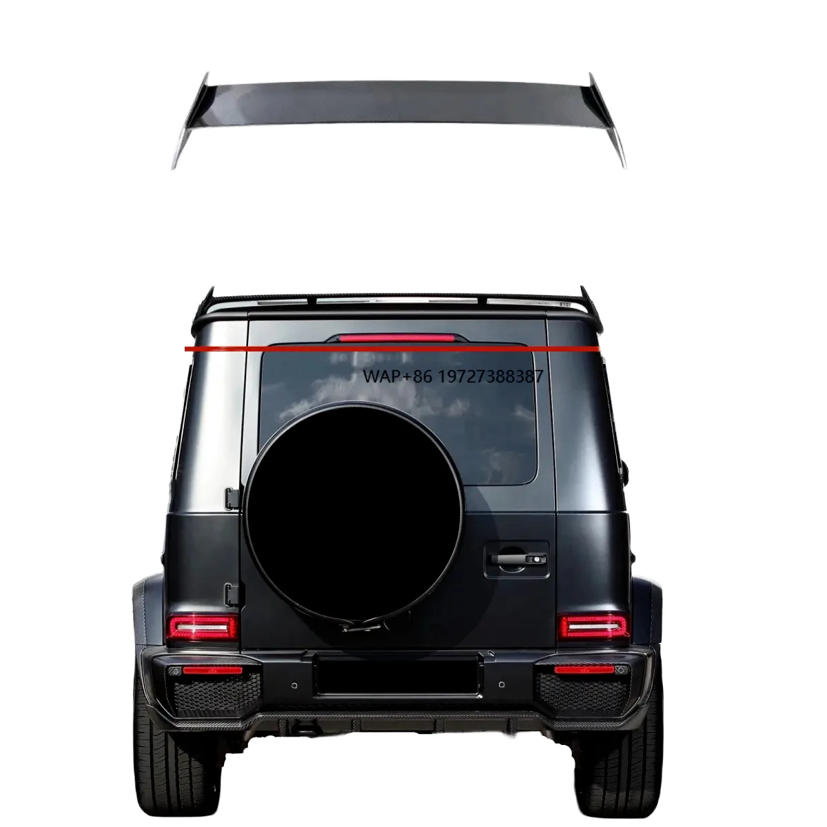 

W464 G63 G500 Carbon Fiber Rear Roof Spoiler for G Class Car Auto Accessories Rear Spoilers