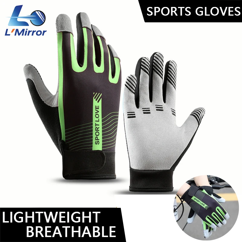 

L●Mirror Winter Sports Gloves for Men and Women–Polar Fleece Lined,Warm,Non-Slip and Sweat-Absorbent,Perfect for Cycling,Riding