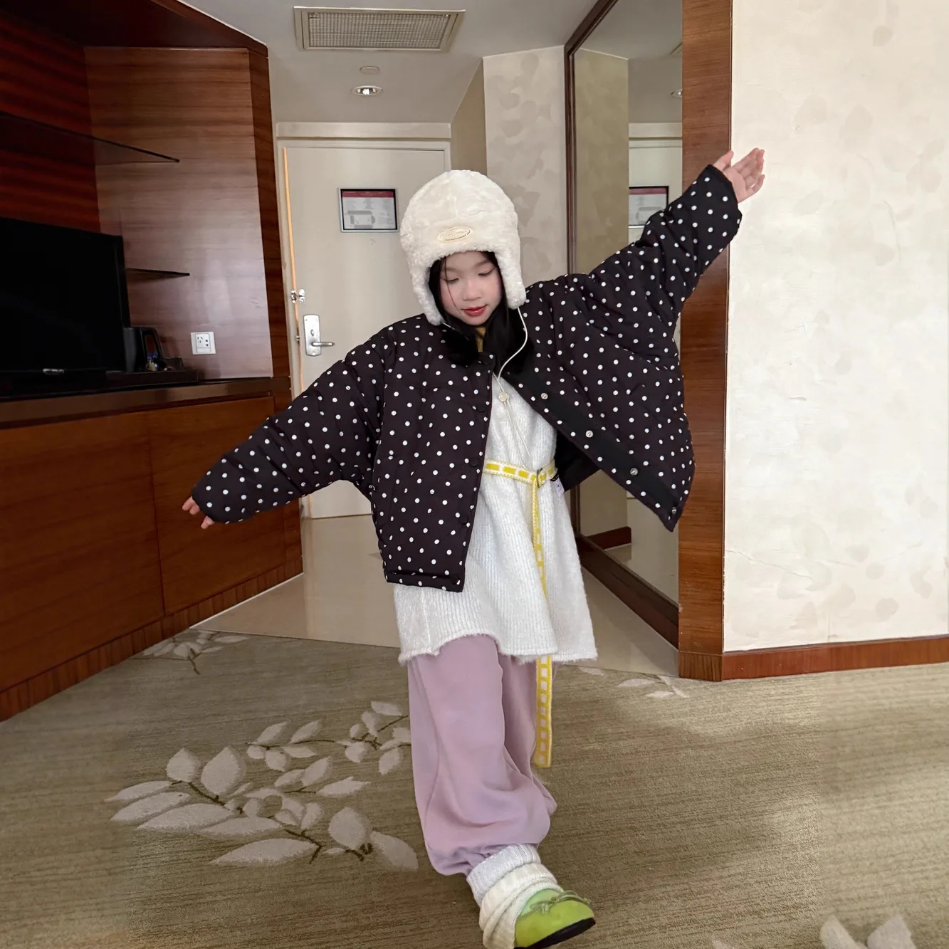 

Зимние парки для девочек от 1 до 10 лет, утепленная теплая верхняя одежда с хлопковой подкладкой для маленьких девочек, пальто, свободные универсальные куртки для маленьких девочек