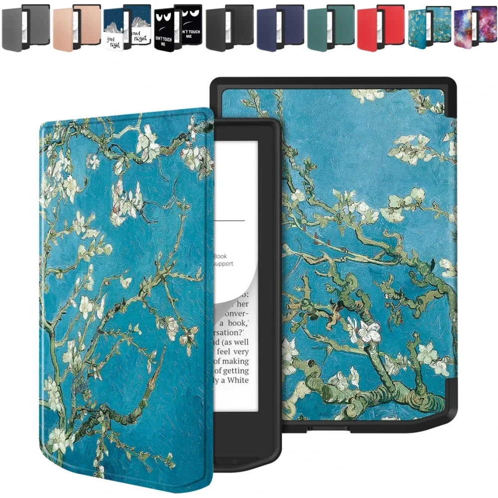 

Карманный чехол для электронной книги Pocketbook Verse PB629 Pro PB634 Lite, 6 дюймов, 2025, 6 дюймов, подставка из искусственной кожи, смарт-чехол для планшета с магнетизмом # Р